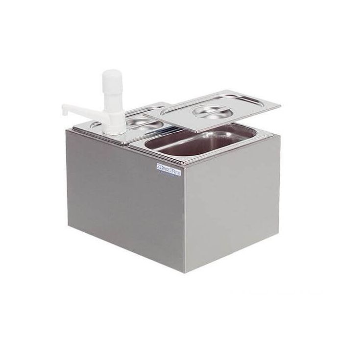 Maxpro RVS dispensers gastronormbak Maxpro RVS dispensers gastronormbak