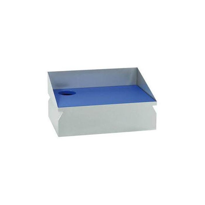 RVS Haringfileerbak compleet met blauwe snijplank. RVS Haringfileerbak compleet met blauwe snijplank.