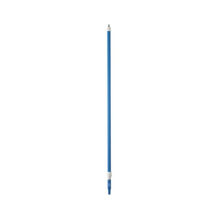 Vikan Hygiene aluminium telescoopsteel met waterdoorvoer 1600-2780mm Ø32mm blauw Vikan Hygiene aluminium telescoopsteel met waterdoorvoer 1600-2780mm Ø32mm blauw