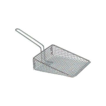 Frituurschep of fritesschep enkelgaas van roestvrijstaal