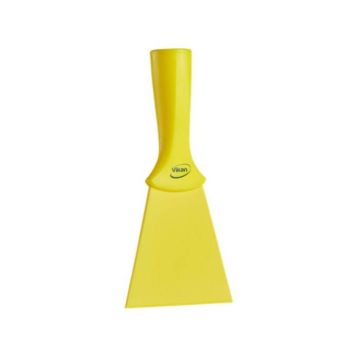Gele Vikan Hygiene nylon handschraper groen met schroefdraad-Blauw