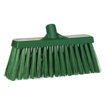 Vikan Hygiene bezem groen extra harde vezels groen